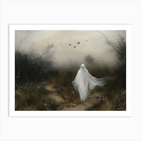 Ghost In The Woods 2 Art Print