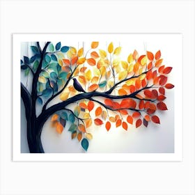 Autumn Tree Art Print