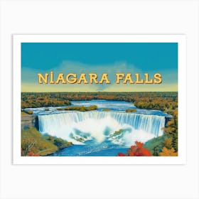 Niagara Falls - Stunning Waterfall Landscape Poster Poster