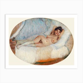 Reclining Nude (Femme Nue Étendue Sur Un Lit) (1887), Vincent Van Gogh Art Print