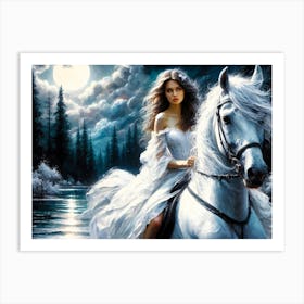 Creative Horse Beauty Illustration Nr 37 Art Print