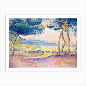 Pines Along The Shore, Henri Edmond Cross Art Print