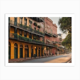 New Orleans architectural  Art Print