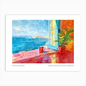 Santander From The Window Series Poster Painting 1 Art Print