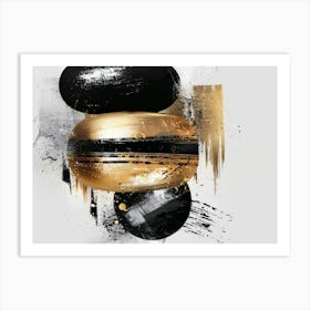 Black And Gold Canvas Print 40 Art Print