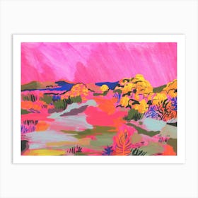 Pink Landscape Art Print