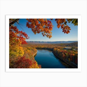 Fall Foliage In The Mountains Art Print