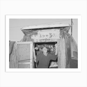 Woman Living In Camp Near Mays Avenue, Oklahoma City, Oklahoma, See 33965 And General Caption No, 21 By Art Print