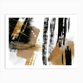 Abstract Brushstrokes 34 Art Print