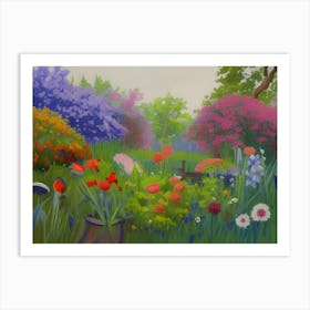 Garden In Bloom Art Print