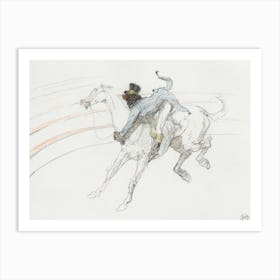 Circus Chocolat, Scene Comique (1899), Henri de Toulouse-Lautrec Art Print