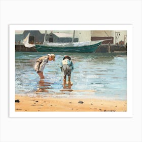 Boys Wading, Winslow Homer Art Print