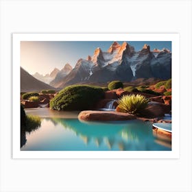 Landscape Painting 29 Art Print