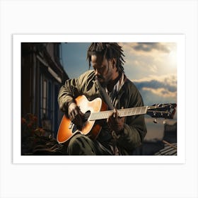 Acoustic Guitar 5 Art Print