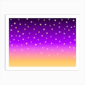 Night Starry Sky Art Print