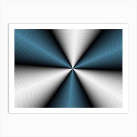 Blue Color Modern Interior Background Art Print