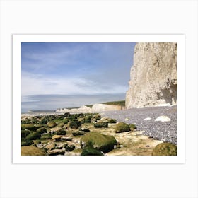 White Cliffs at Birling Gap Art Print