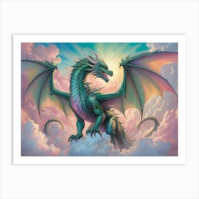 Dragon In The Sky 10 Art Print