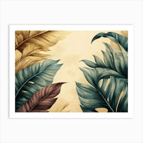 Tropical Leaves 11 Art Print