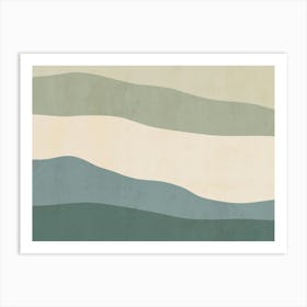 Abstract Landscape - Ts01 Art Print