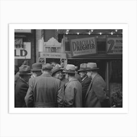 Untitled Photo, Possibly Related To Scene On 7th Avenue Near 38th Street, New York City By Russell Lee Art Print
