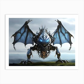 Dragon In The Sky Paintings Art Print Art Print