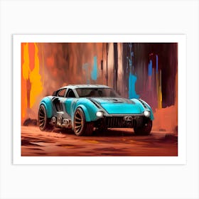 Futuristic Car Art Print