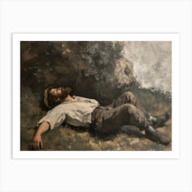 Contemporary Artwork Inspired By Gustave Courbet 4 Art Print