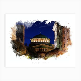 Sveta Nedelya Cathedral, Sofia, Bulgaria Art Print