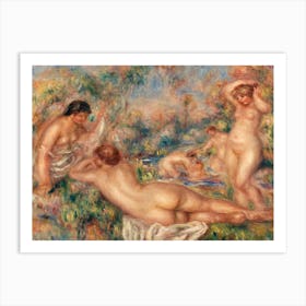 Bathers (1918), Pierre Auguste Renoir Art Print