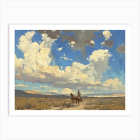 Cowboys In The West 1 Art Print