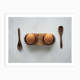 Eggs And Spoons Art Print