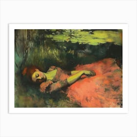 Contemporary Artwork Inspired By Edgar Degas 3 Art Print