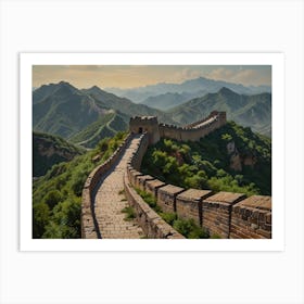 Great Wall Of China 1 Art Print