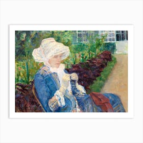 Lydia Crocheting In The Garden At Marly (1880), Mary Cassatt Art Print