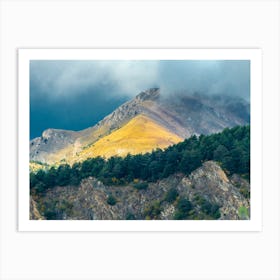 Cloudy Mountain 20191019 35pub Art Print