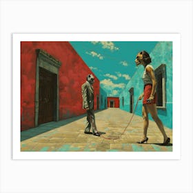 Leashed 1 Fy H Art Print