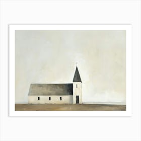 Church On The Prairie Art Print