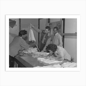 Final Inspection Of Pilot Parachutes At The Pacific Parachute Company, San Diego, California By Russell Lee Art Print