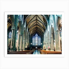 Interior Of A Church Art Print