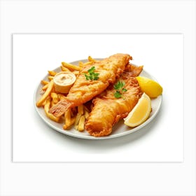 Fish And Chips 23 Art Print