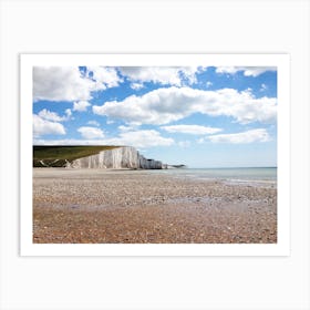 The Seven Sisters, English Coast Art Print