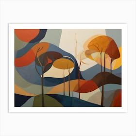 Abstract Landscape 11 Art Print