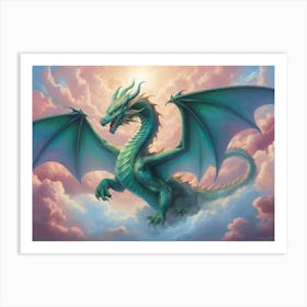 Dragon In The Sky 8 Art Print