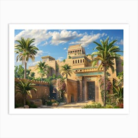 Egyptian Palace Art Print