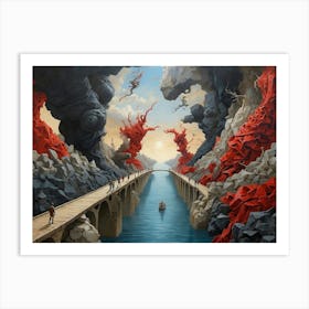 'The Bridge' Art Print