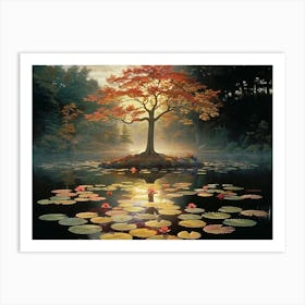 Lily Pond 1 Art Print