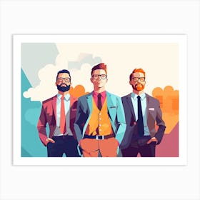 Businessmen 1 Art Print