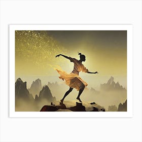 Chinese Dancer Art Print