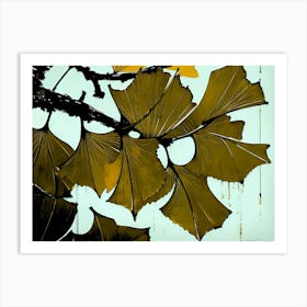 Ginkgo Leaves 47 Art Print